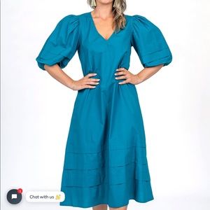 Olivia James, The Label, Georgia Dress in Atlantic Deep